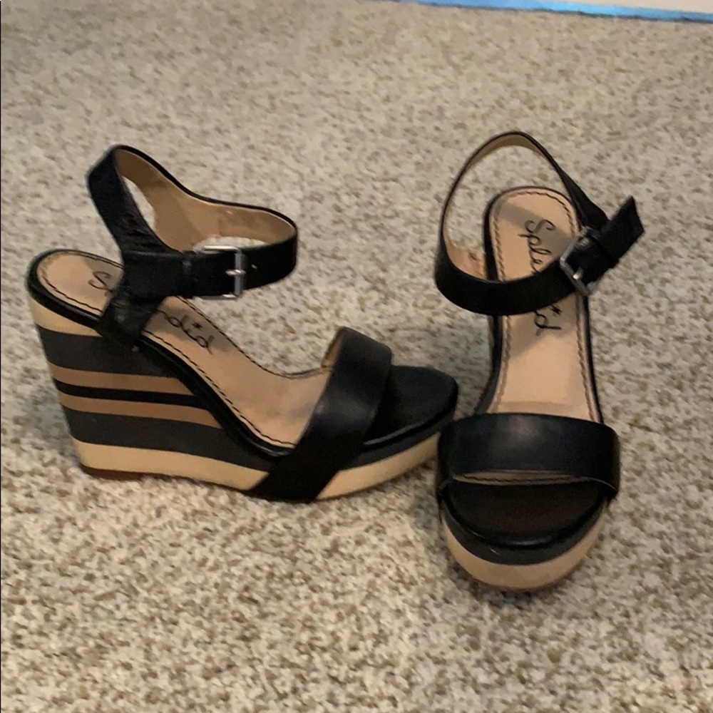 SUMMER CLOSET CLEARANCE Splendid brand high heeled sandals black  size 6.5